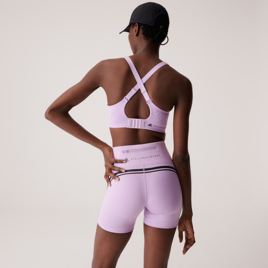 adidas Brassière de sport adidas by Stella McCartney TruePace Maintien fort  - Violet