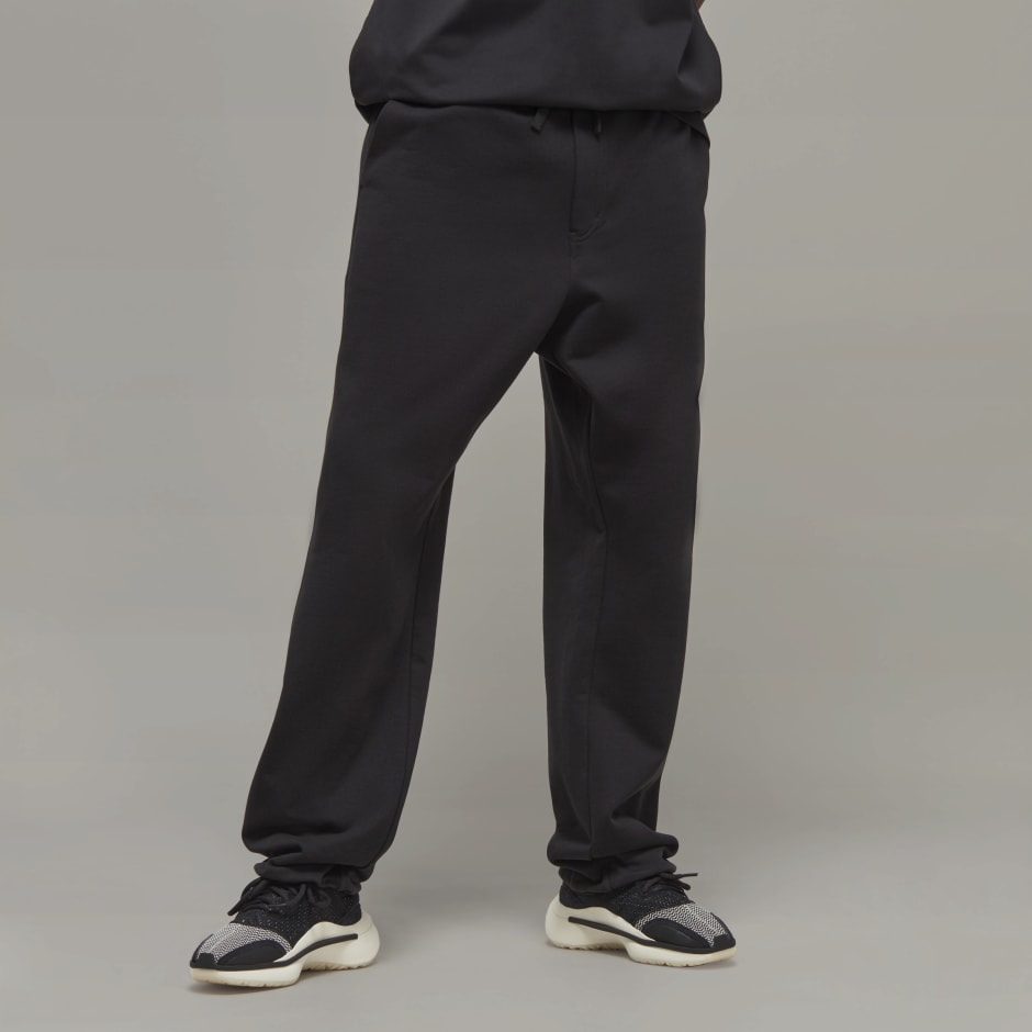 Clothing - Y-3 Organic Cotton Terry Straight Pants - Black | adidas ...