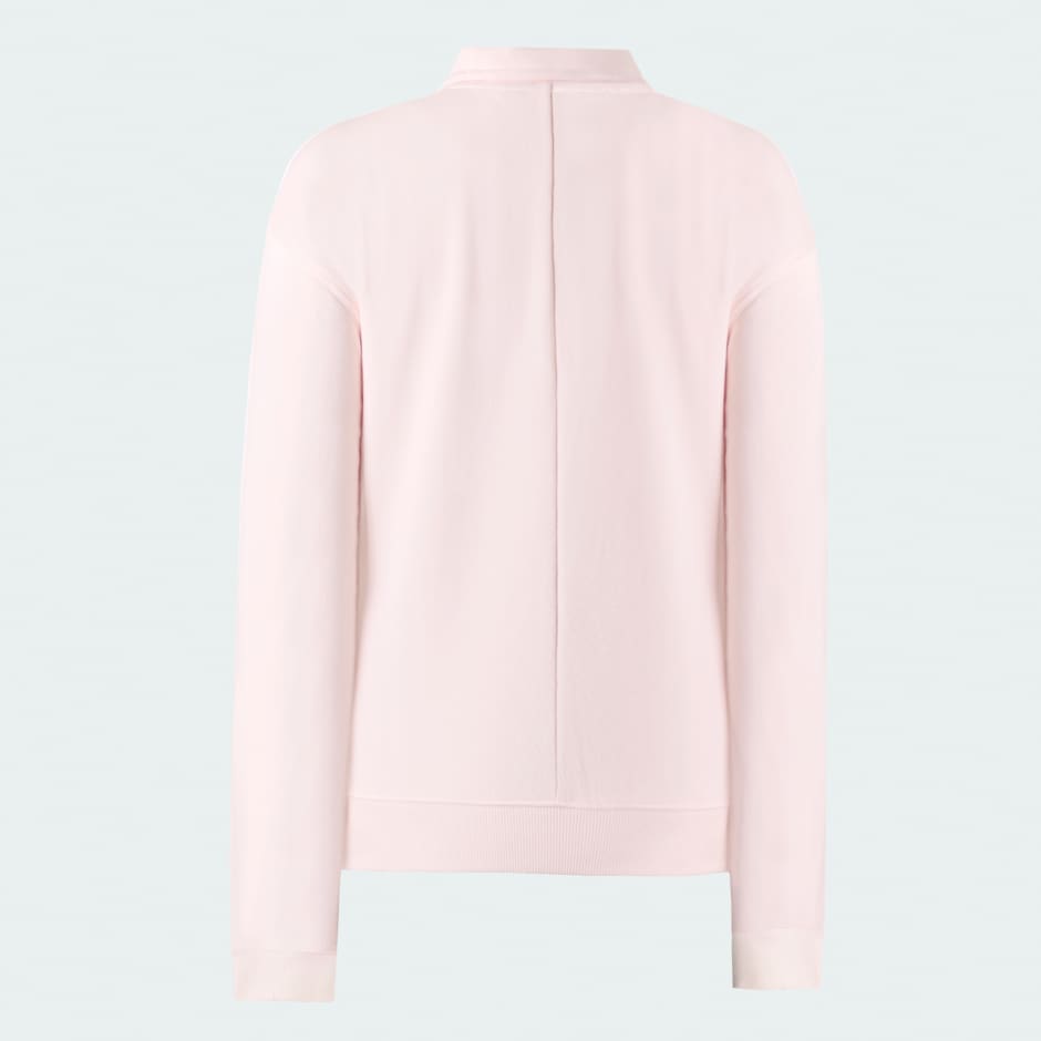 Bluză sport Essentials cu fermoar 1/4 și 3 dungi