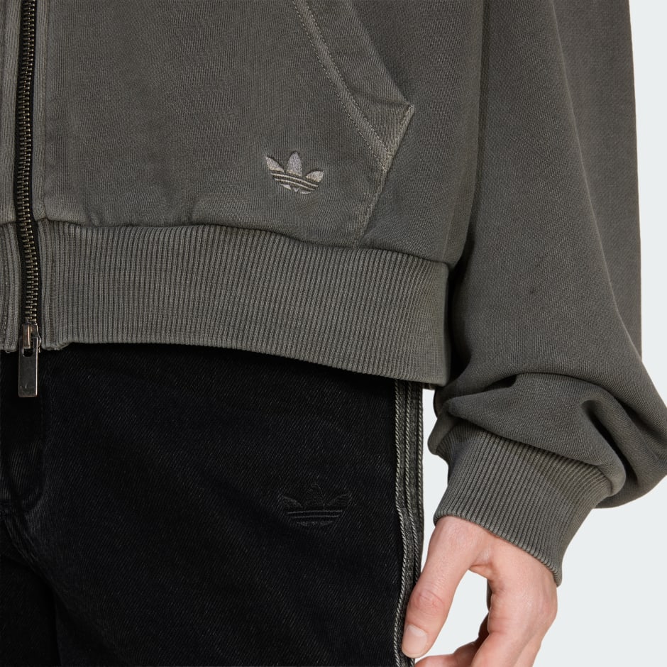 adidas ORIGINALS LOOSE FZ GFX HOODIE