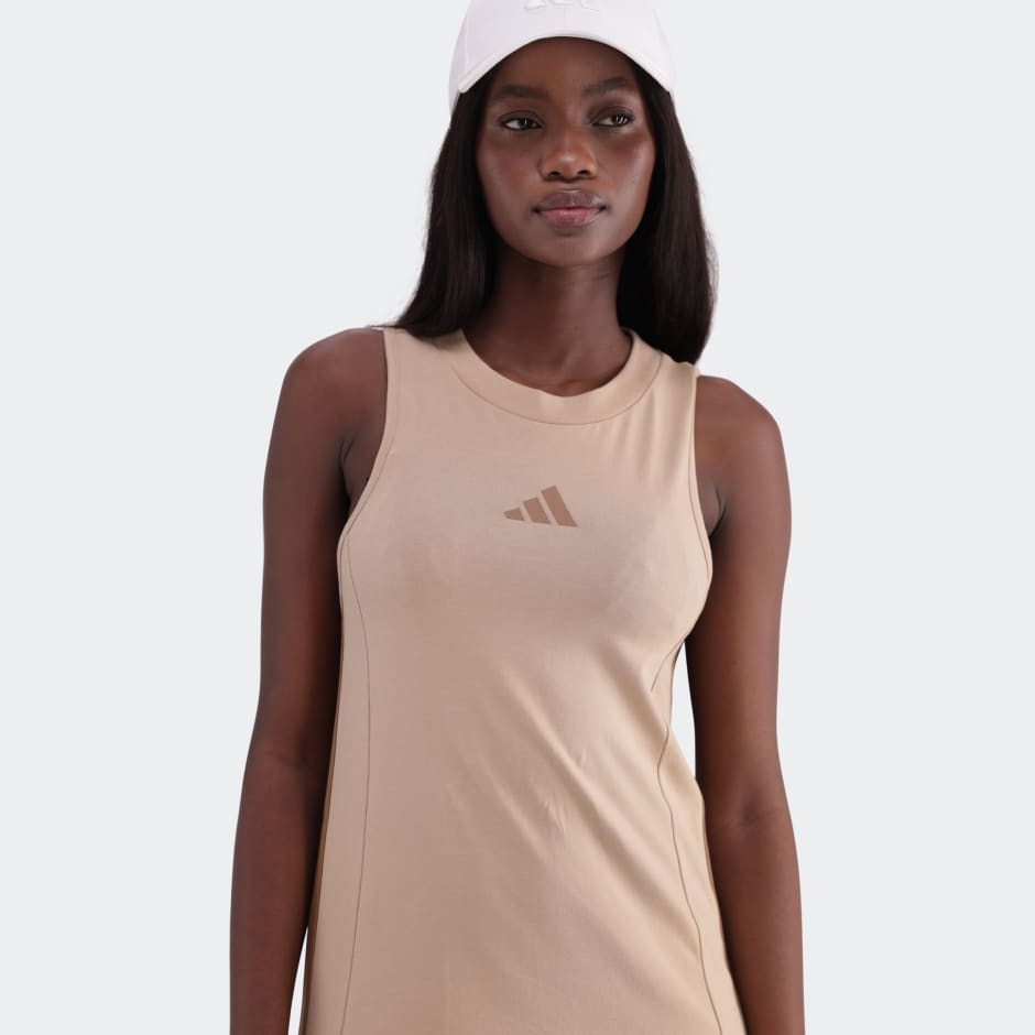 Essentials 3-Stripes Long Racerback Dress