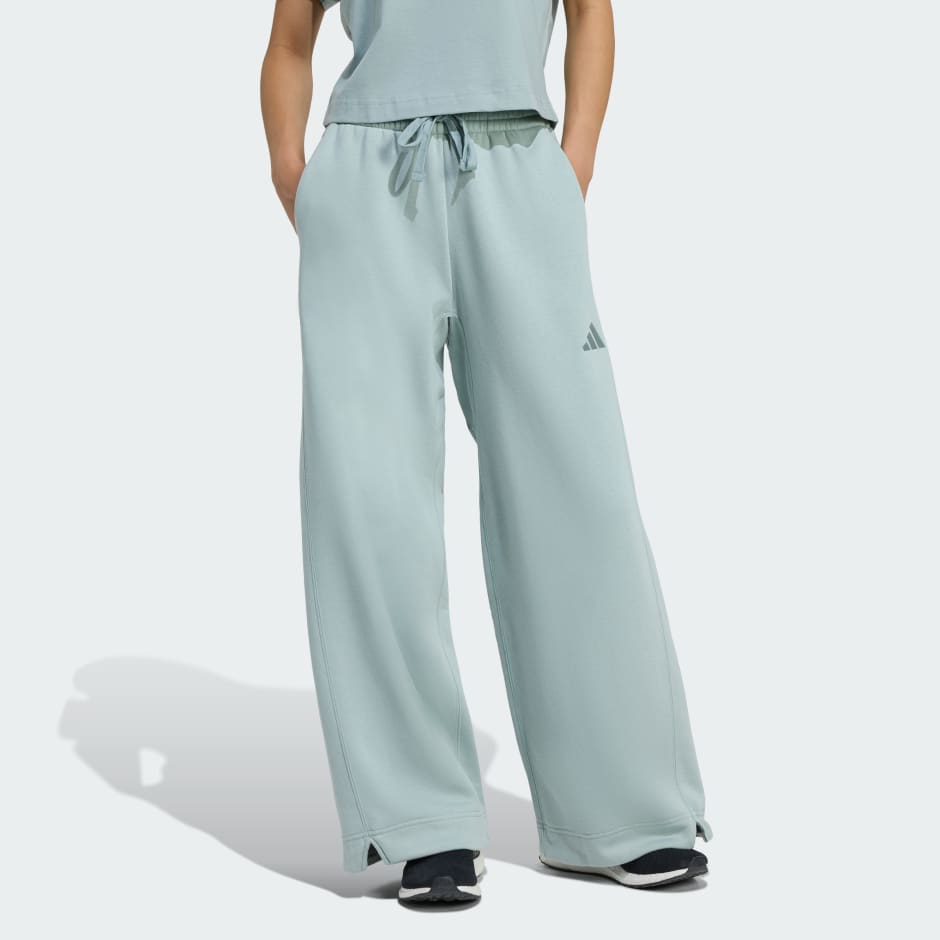 ALL SZN Fleece Loose Wide-Leg Pants