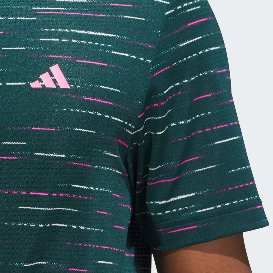 Ultimate365 Mesh Glimmer Print Polo Shirt