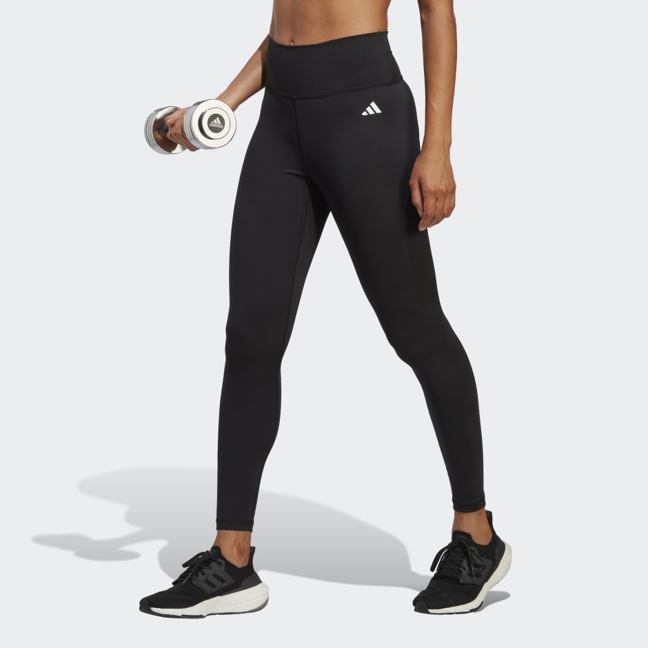 adidas Training Essentials High-Waisted 7/8 Leggings - Pink