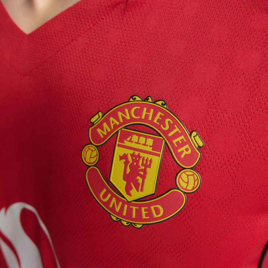 Tricou de acasă cu m&acirc;necă lungă Manchester United 25/26 Authentic