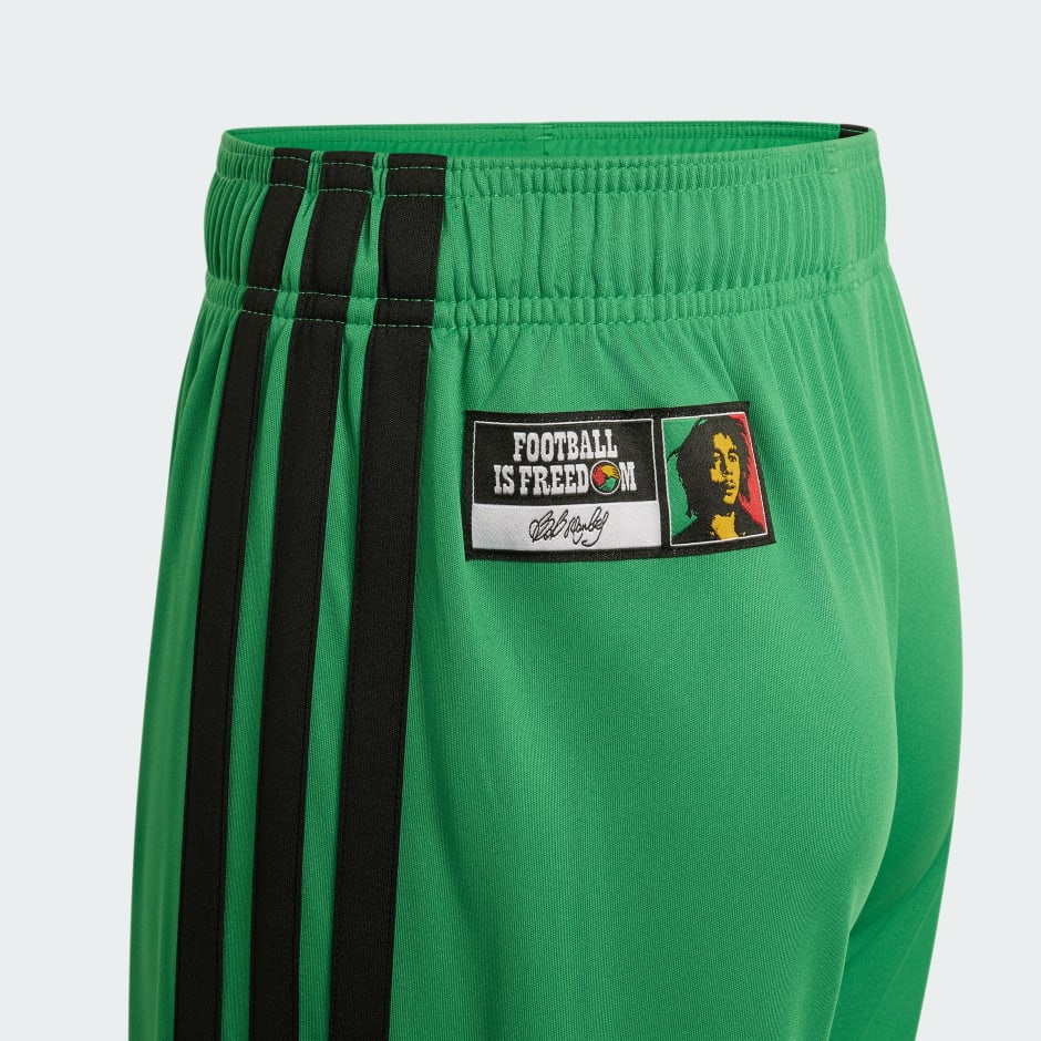 Pantaloni scurți pentru copii Jamaica 26 x Bob Marley, pentru meciuri pe teren propriu