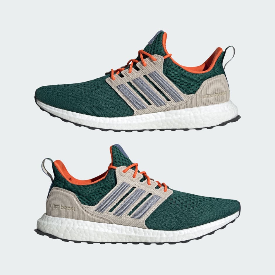 adidas Black/Orange Miami Hurricanes Ultraboost 1.0 Running Shoe