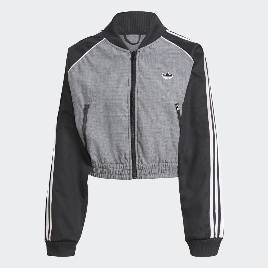 Cropped Track Jacket image number null