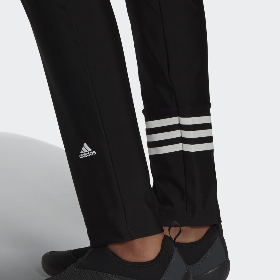 adidas 3-STRIPES SWIM PANTS - Black