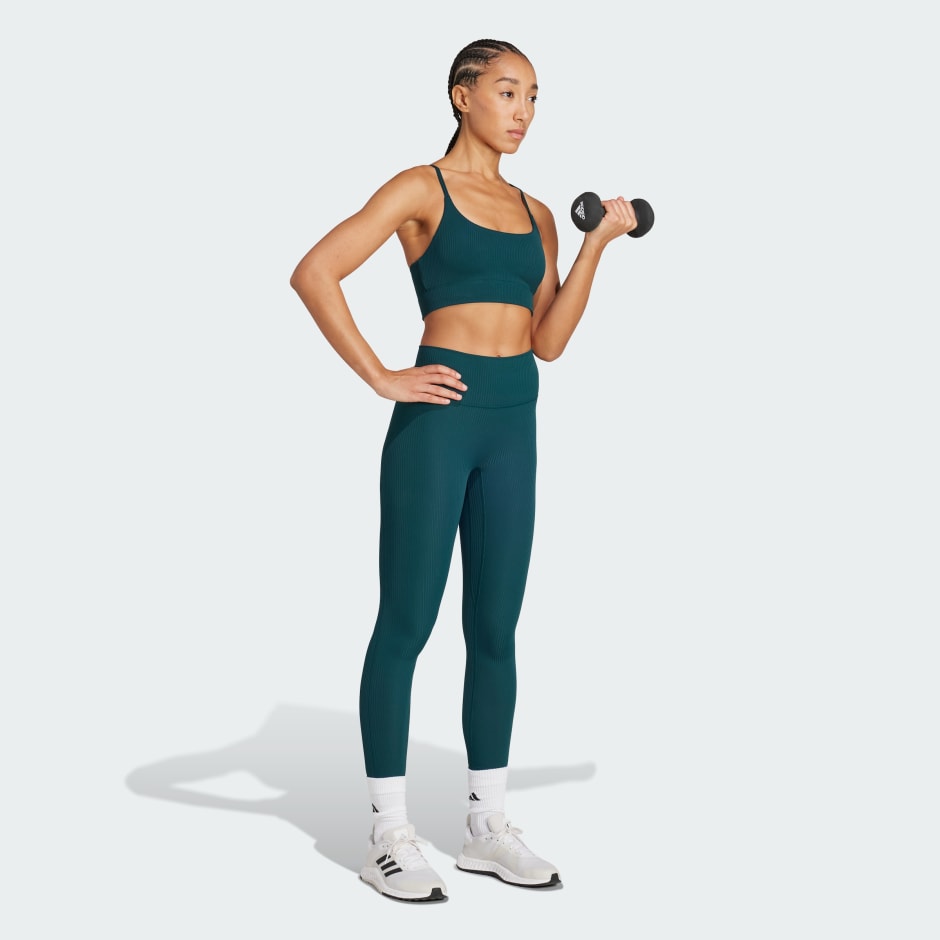 adidas All Me Light Support Rib Bra Long Line Bra