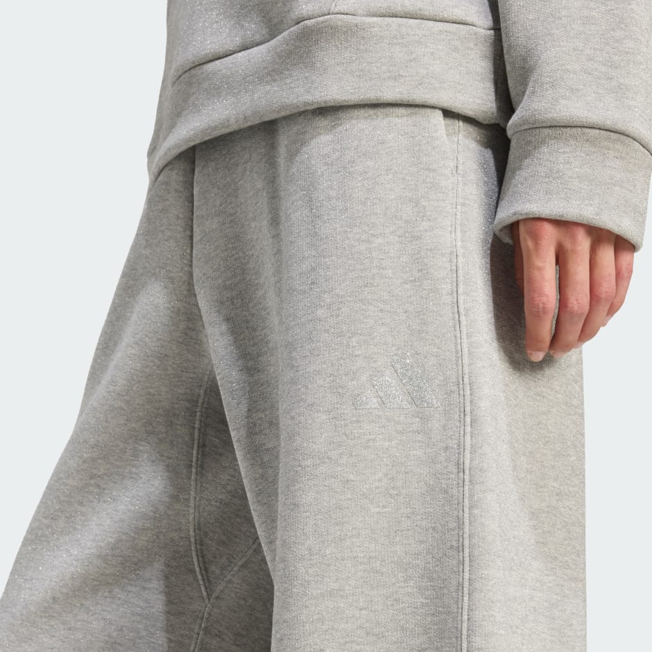 ALL SZN Holiday Glitter Fleece Loose Pants