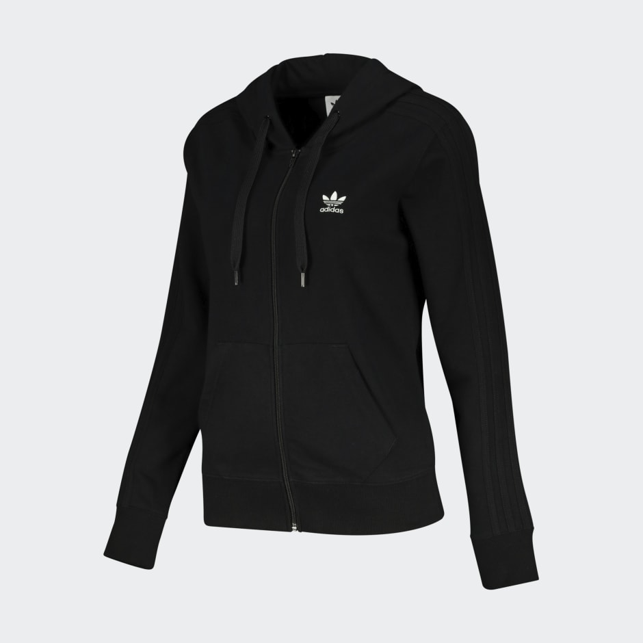 TREFOIL ESSENTIALS ZIP THROUGH HOODIE