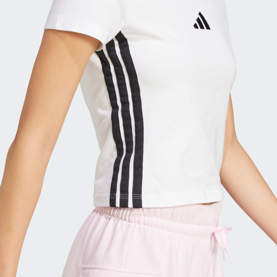 Essentials 3-Stripes Slim Baby Tee