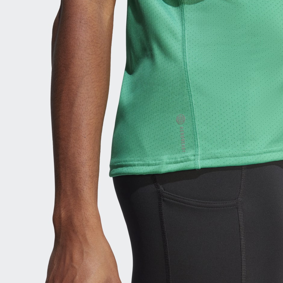 Run Icons 3-Stripes Low-Carbon Running Tee