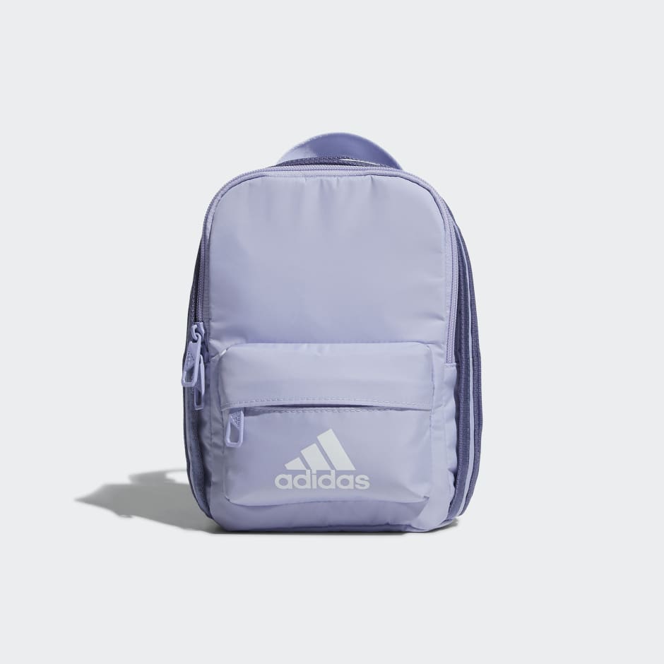 adidas backpack blue and white