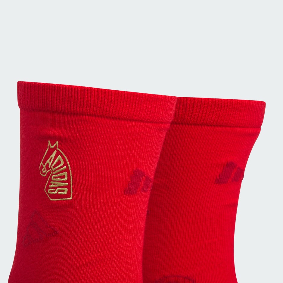 新年圖案中筒襪 (1 對裝)