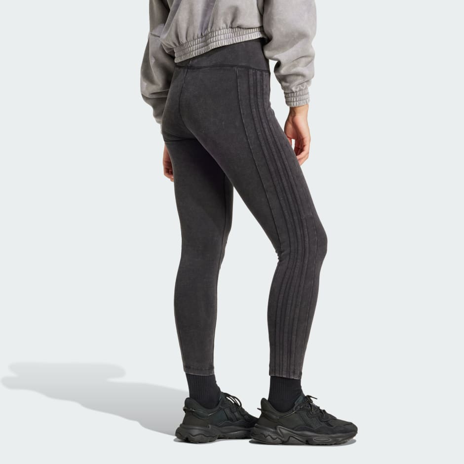 Washed 3-Stripes Leggings