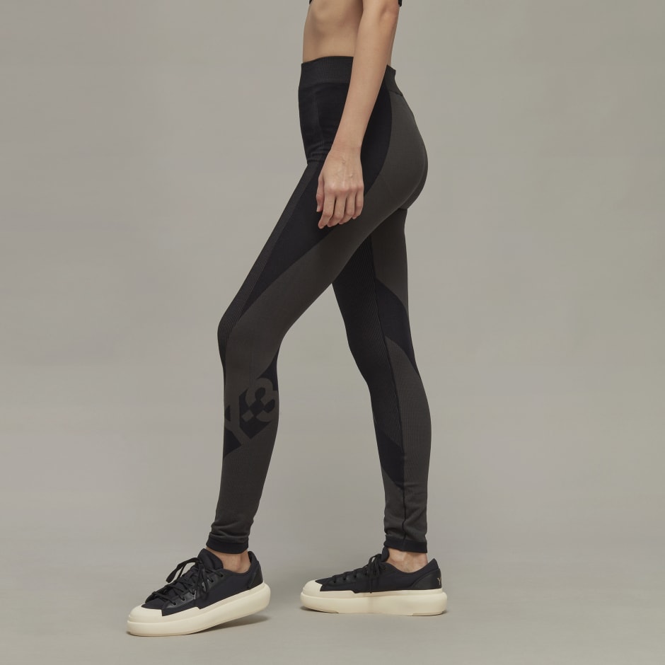 Y-3 Classic Seamless Knit Tights image number null