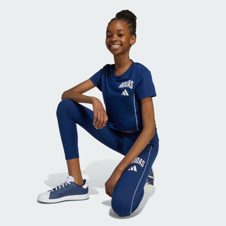 טייץ Train Essentials Collegiate Print לילדים