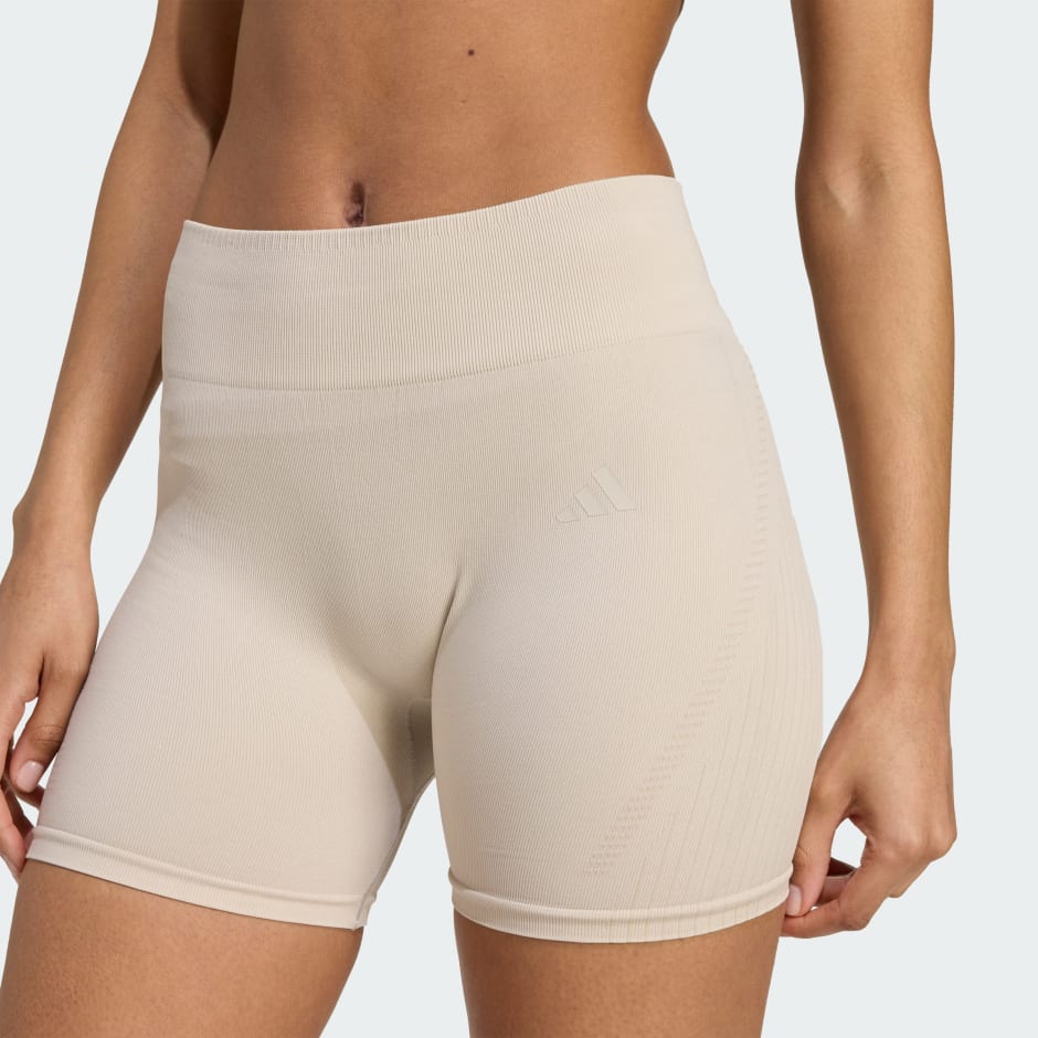 Colanți scurți tricotați Workout Essentials 4 inch