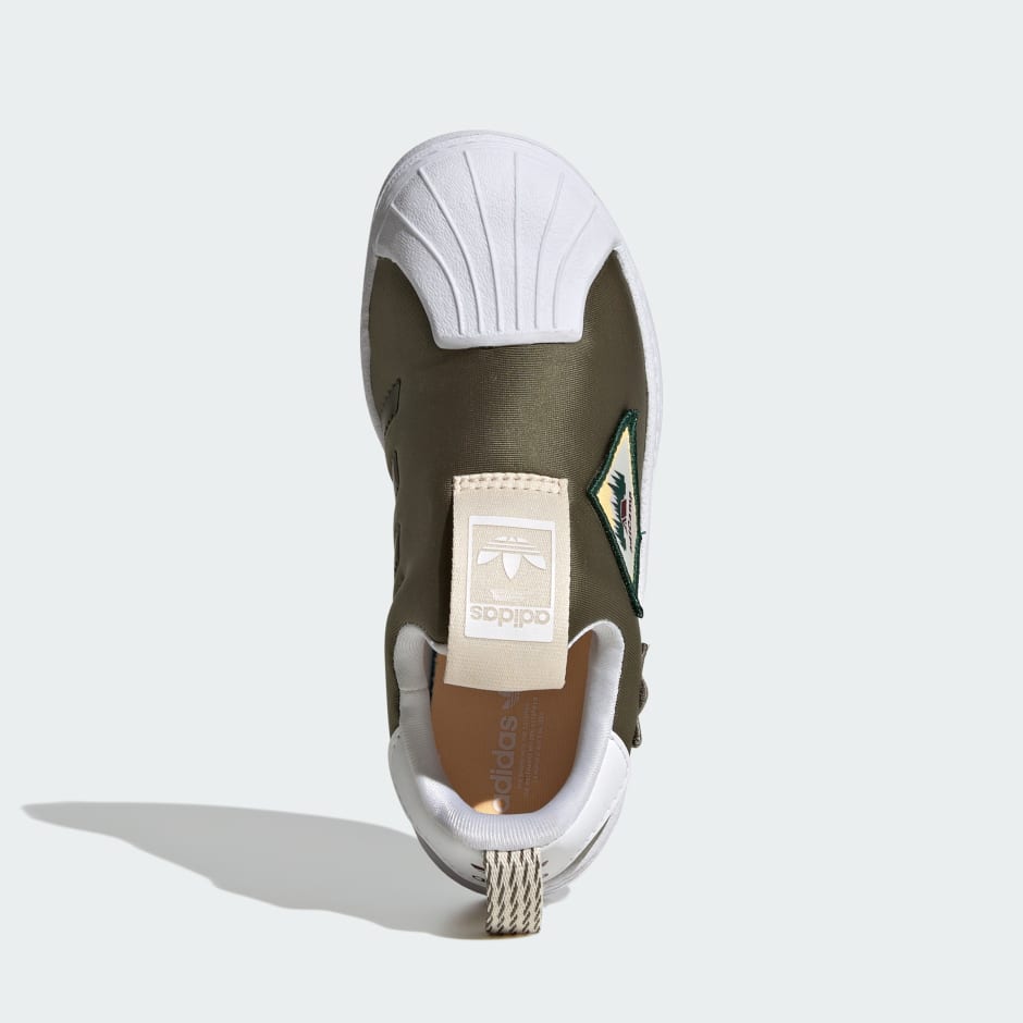 Adidas superstar slip on Blanche enfant on sale