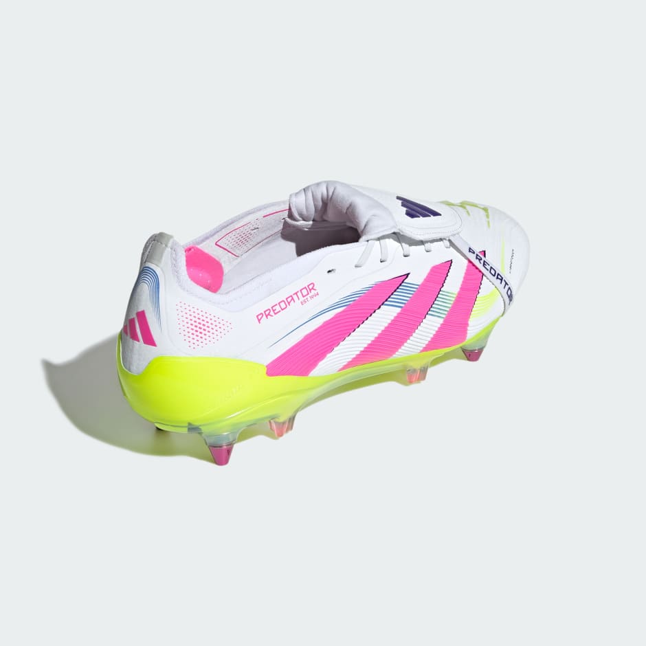 Ghete de fotbal cu limbă pliată pentru teren moale Predator Elite