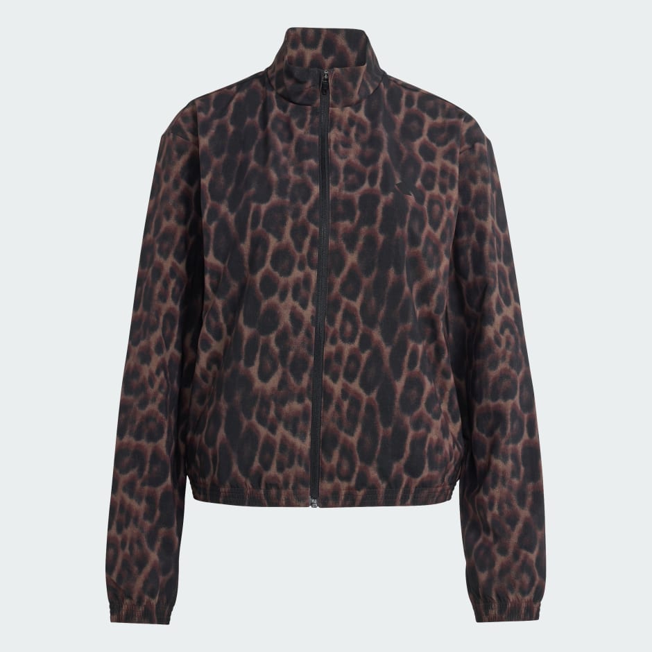 Workout Essentials Leopard Woven Jacket
