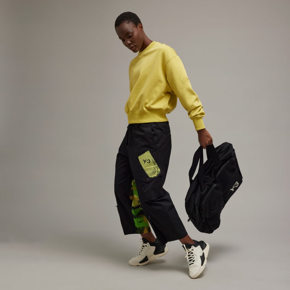 Y-3 Organic Cotton Terry Boxy Crew Sweater