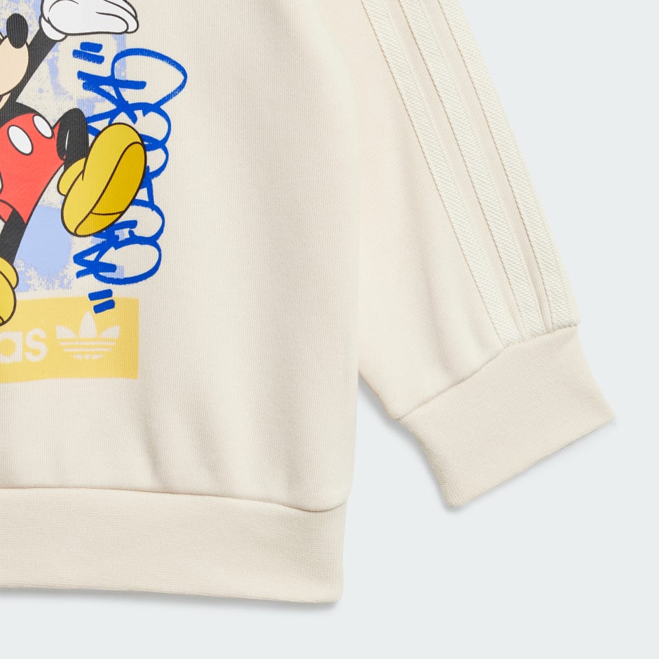 Set cu bluză cu guler rotund adidas x Disney Mickey Mouse