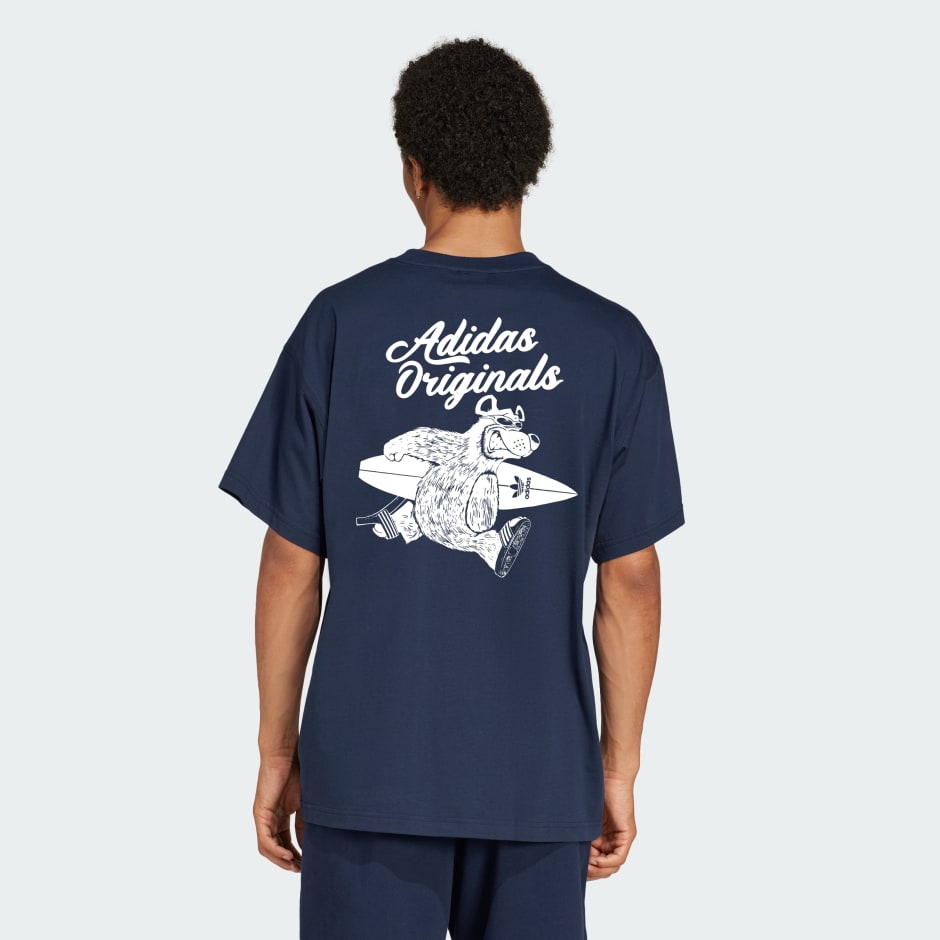 SURF BEAR GFX OVERSIZED TEE