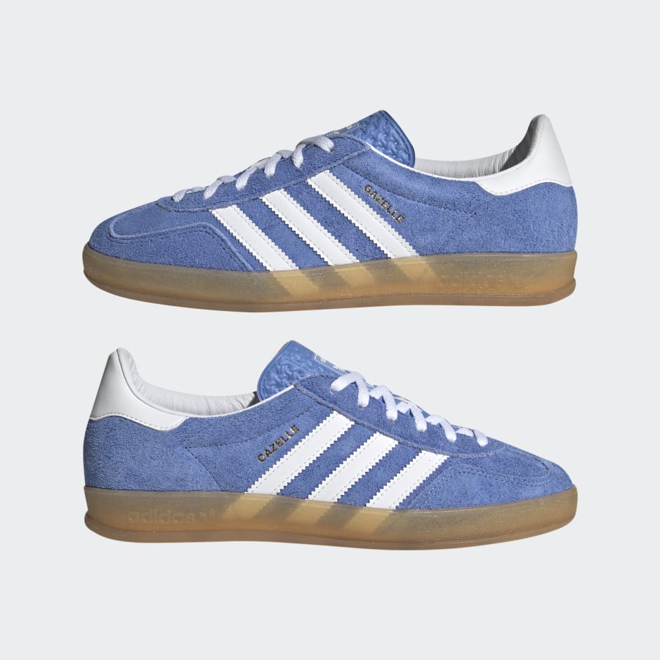 Adidas Gazelle Indoor Blue Fusion Gum (Women's) | lupon.gov.ph