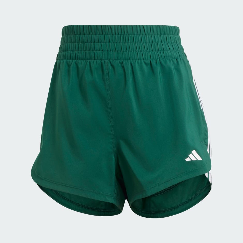 Pacer Training 3-Stripes Woven High-Rise Shorts