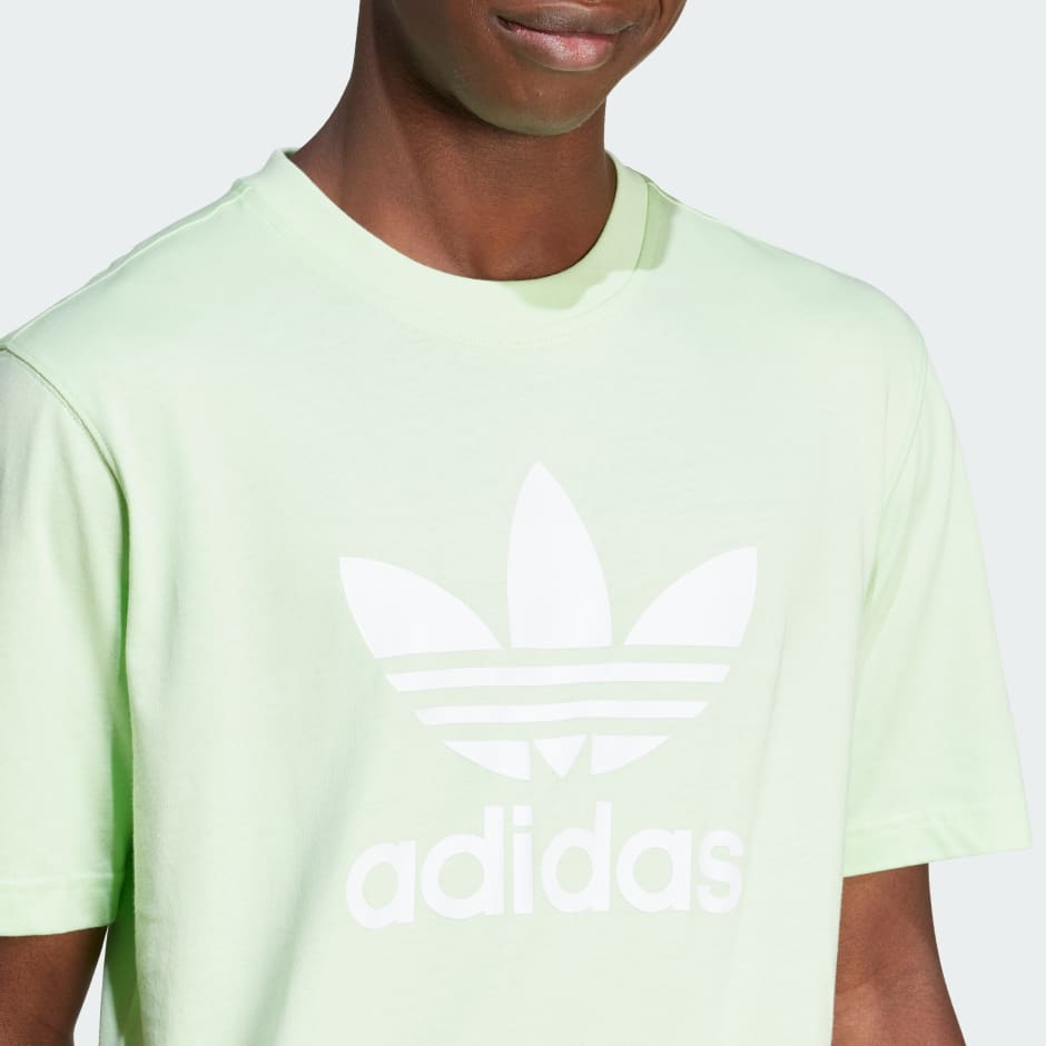 Clothing Adicolor Trefoil Tee Green adidas South Africa