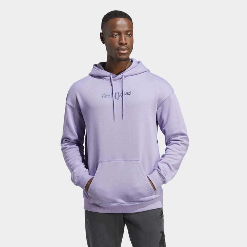 Adidas purple hoodie mens online