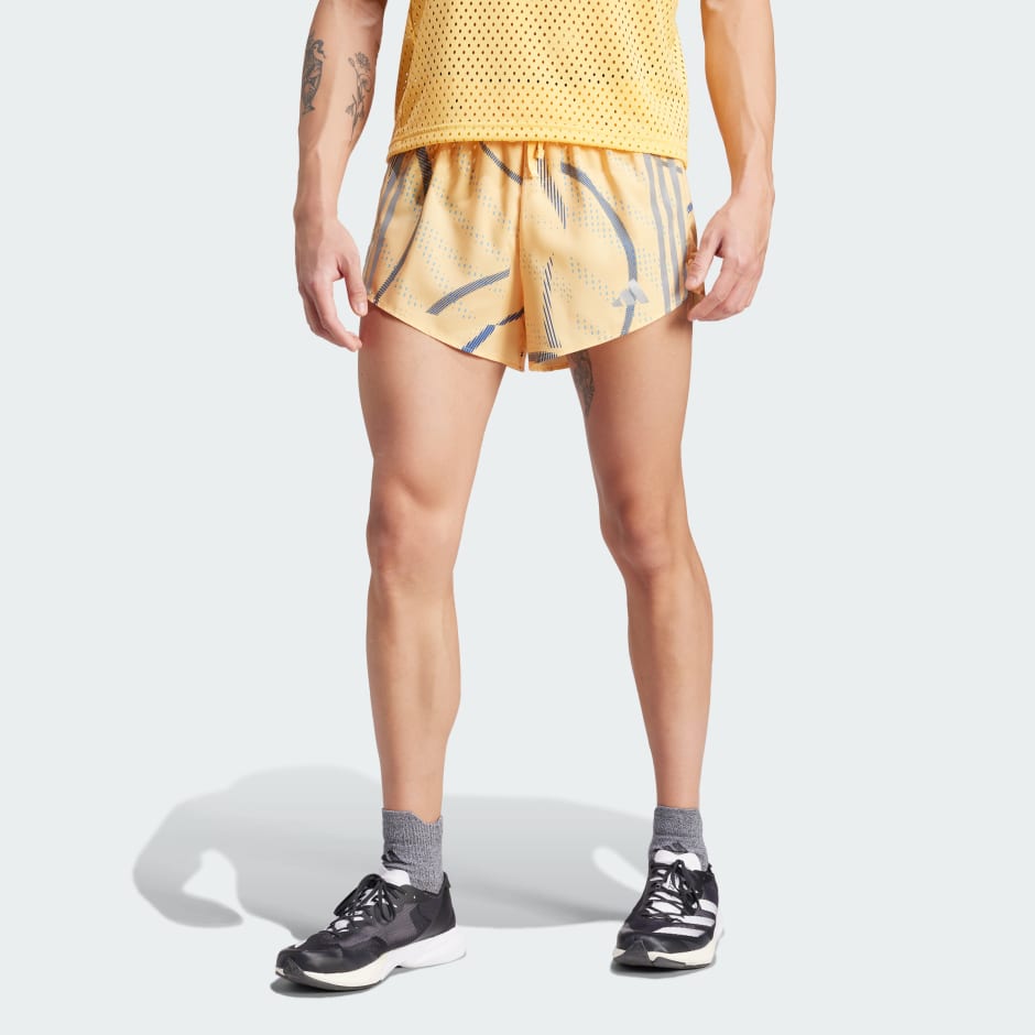 Orange adidas clearance short