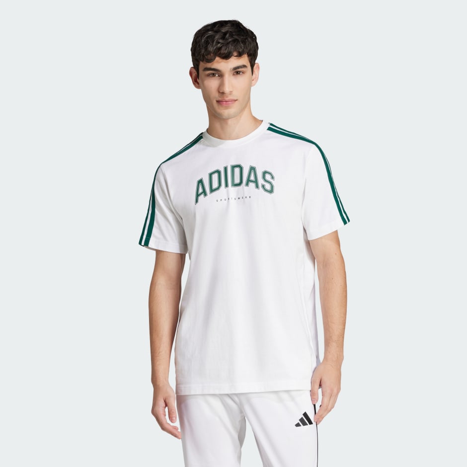 Codes Collegiate Linear Graphic Tee