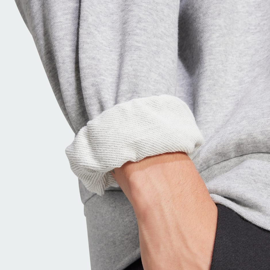 Bluză sport Essentials cu croială lejeră, logo și 3 bare