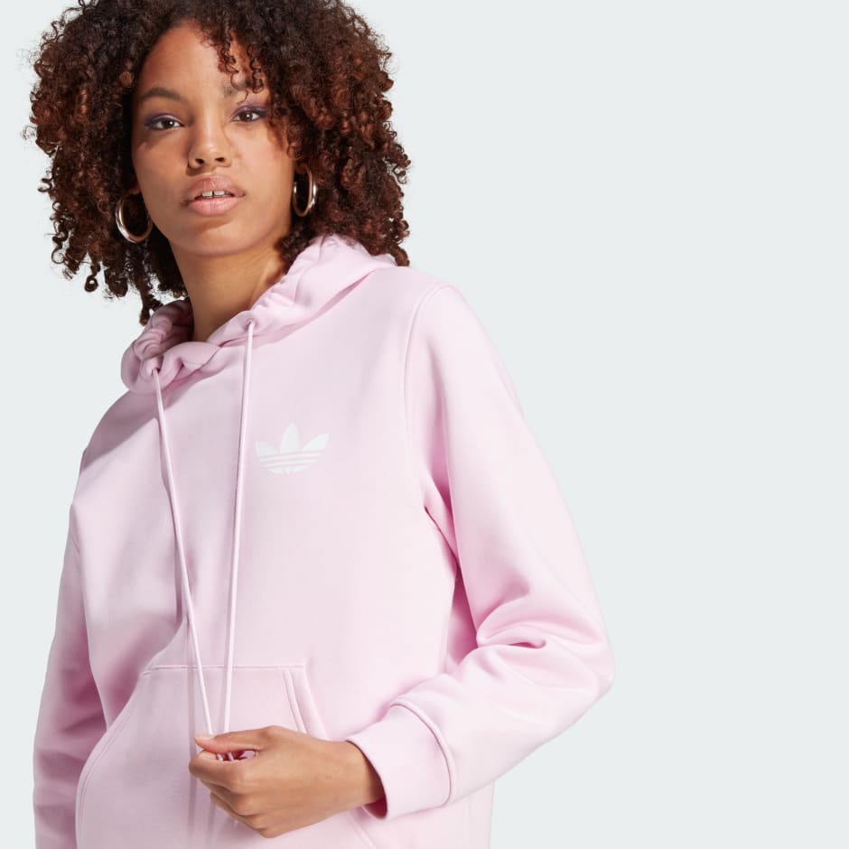 Light pink adidas deals hoodie womens