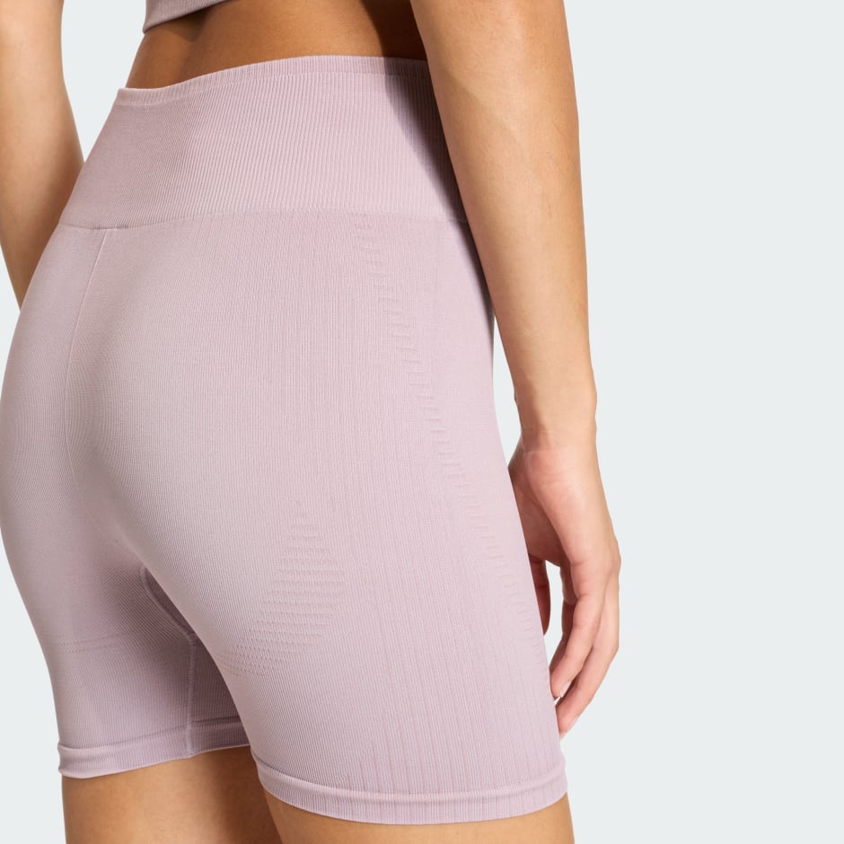 Colanți scurți tricotați Workout Essentials 4 inch