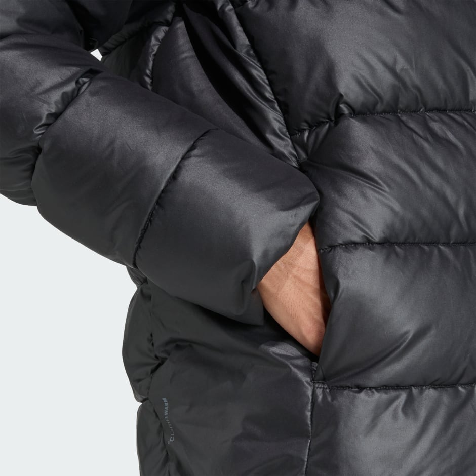 Essentials CLIMAWARM Synthetic Down Puffer Hooded Jackets