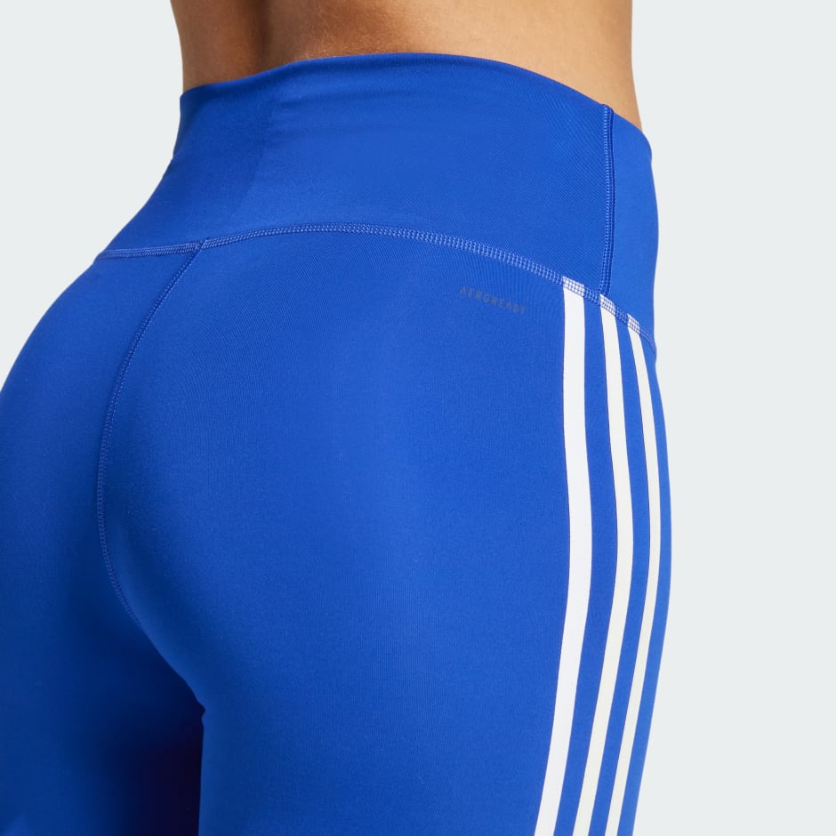Train Essentials 3-Stripes High-Waisted 7/8 Leggings
