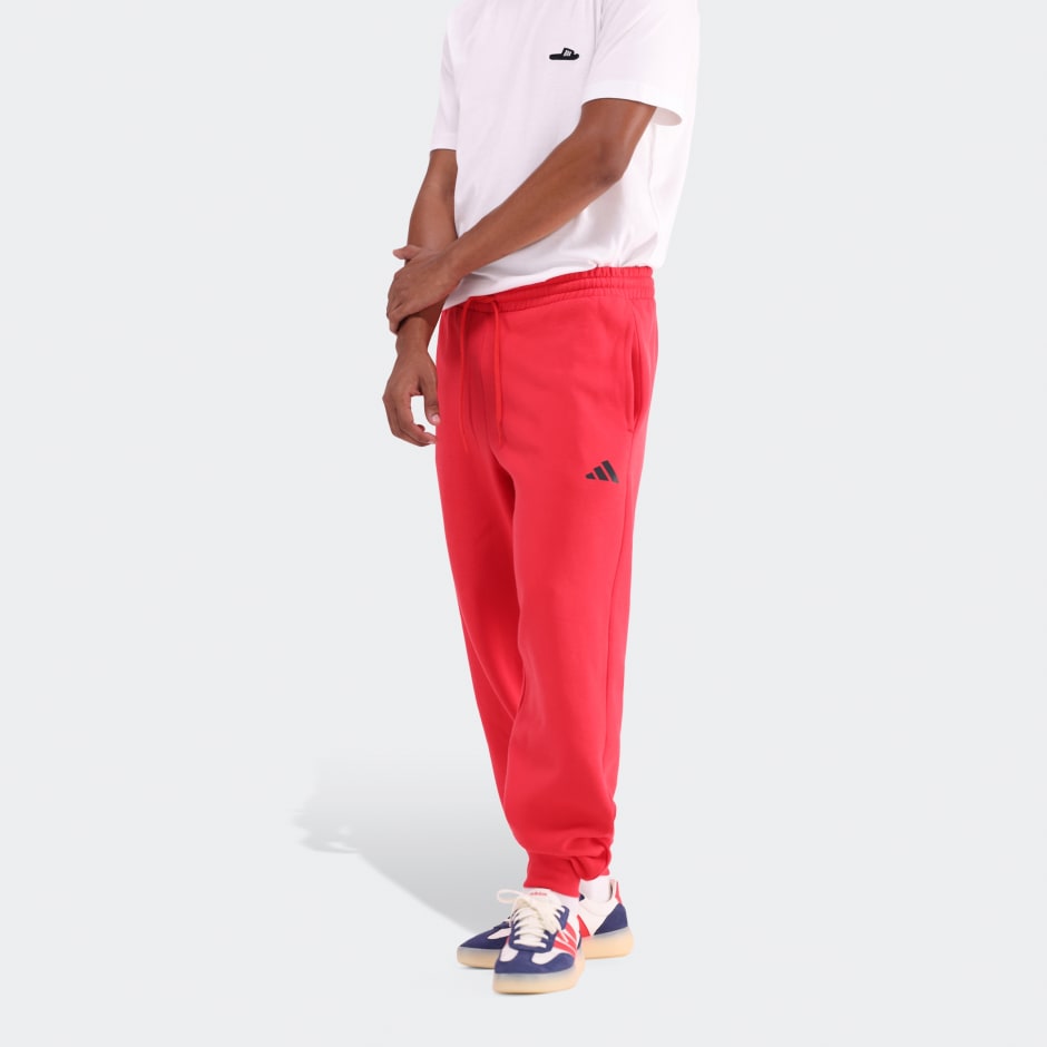 Essentials Wide-Leg 3 Bar Logo Joggers