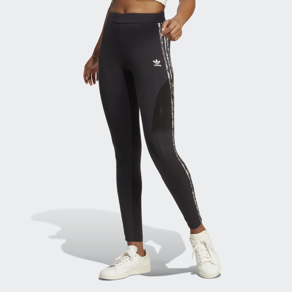 Adidas 3 stripes outlet piping leggings