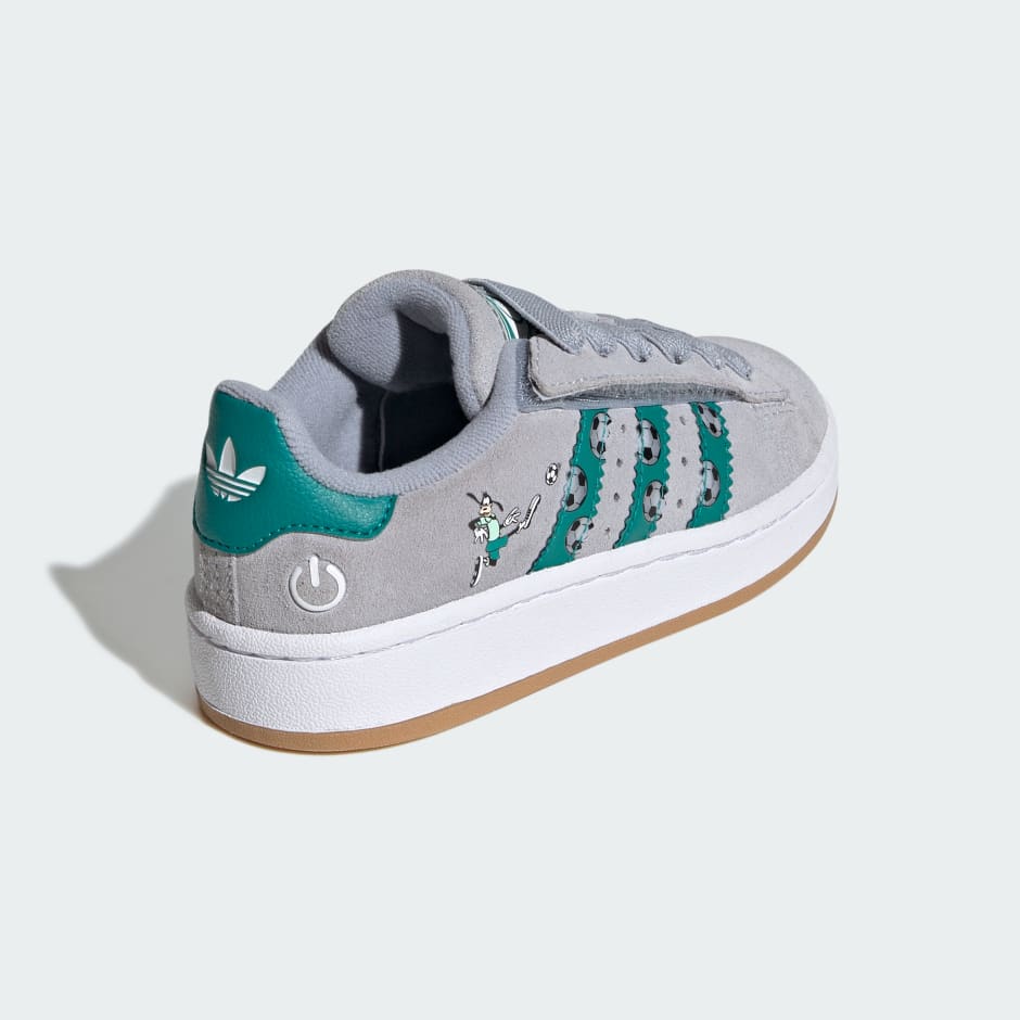 TENIS CON LUCES LED, CIERRE C&Oacute;MODO Y CORDONES EL&Aacute;STICOS ADIDAS DISNEY CAMPUS 00S