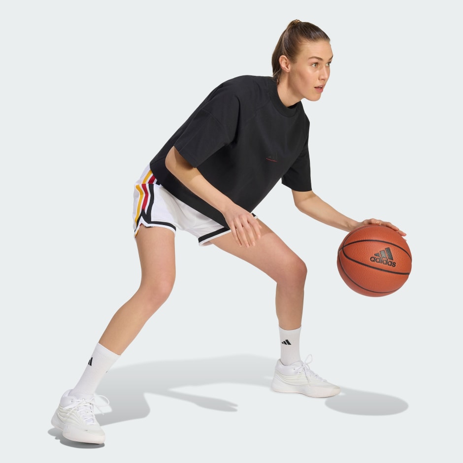 PANTALONI SCURȚI DE BASCHET FEMININ DBB PENTRU MECIURI PE TEREN PROPRIU