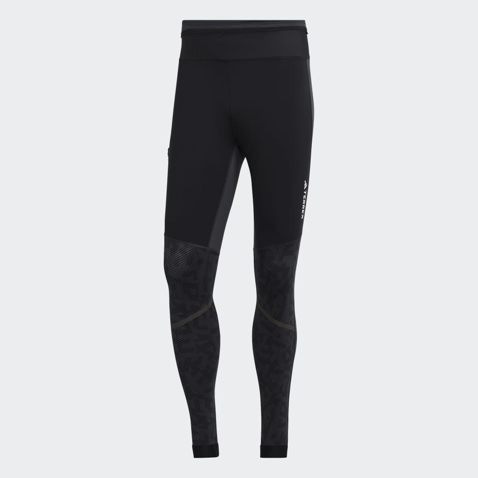 Men's Clothing - Terrex Agravic Trail Running Leggings - Grey