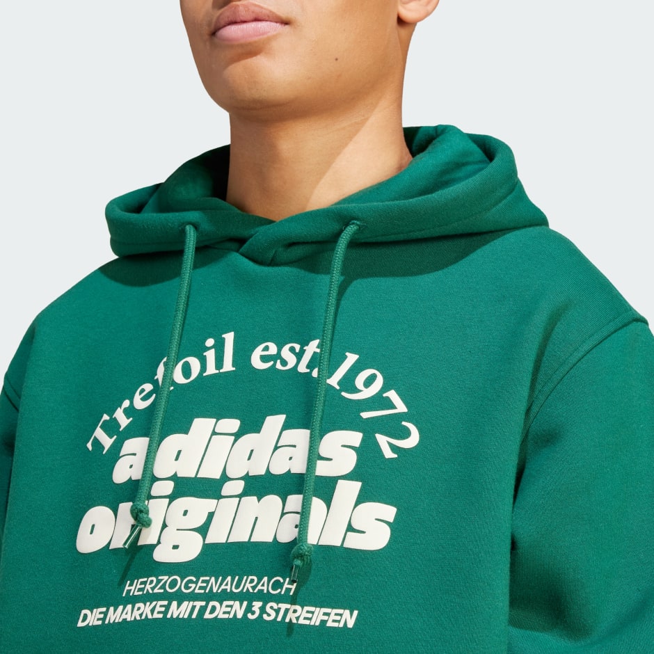 Clothing - Graphic Hoodie - Green | adidas South Africa