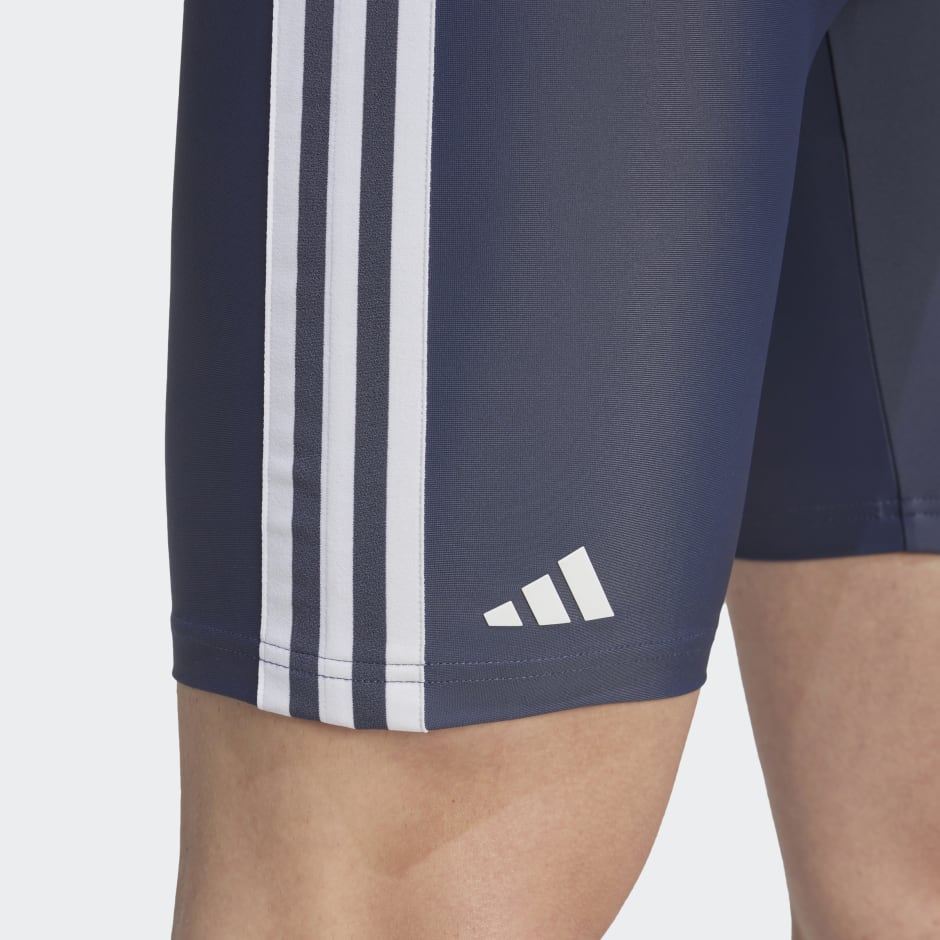 Clothing - Classic 3-Stripes Swim Jammers - Blue | adidas South Africa
