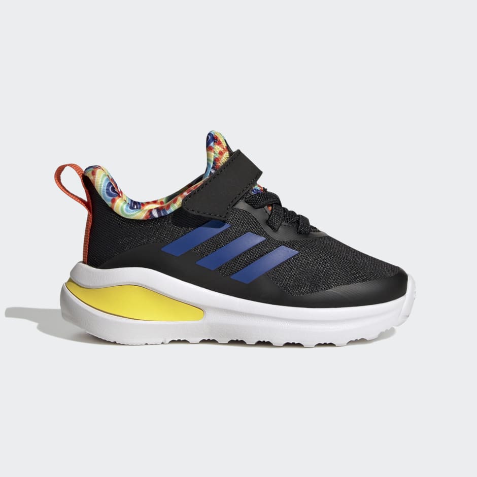 Host of stream Pathetic adidas FortaRun Sport Running Elastic Lace and Top Strap Shoes - Black |  adidas OM