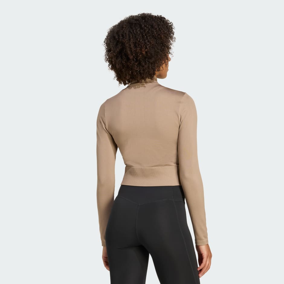 Workout Essentials Full-Zip Knit Jacket